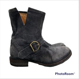 Fiorentini + Baker Eli Gray Suede Boot Size EU 36/US 6